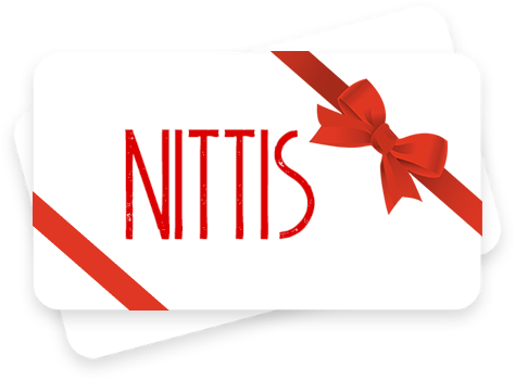giftcard with Nittis logo